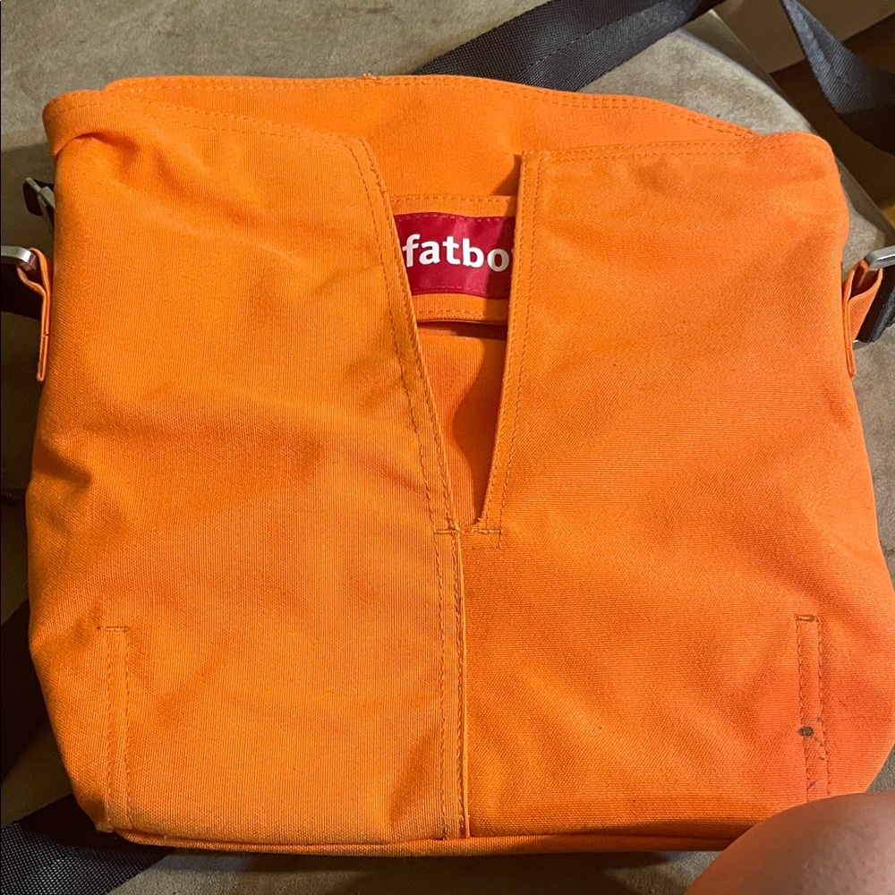 Vibrant Orange Crossbody Bag
